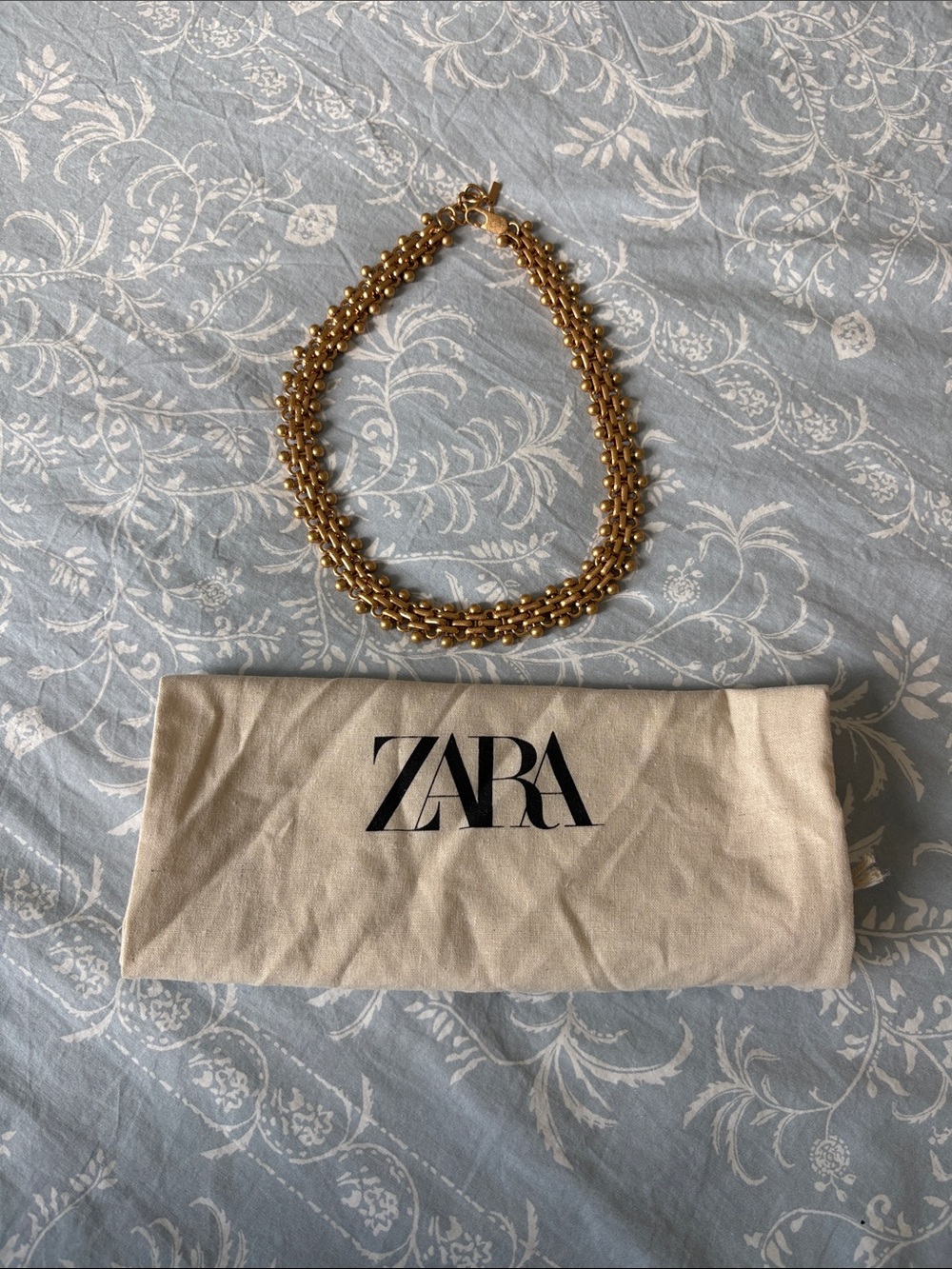 Zara Chunky Gold Multi-Link Necklace
